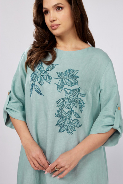 Платье MALI 425-067 бирюза - фото 9