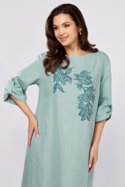 Платье MALI 425-067 бирюза - фото 7