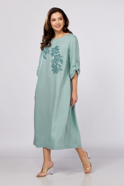 Платье MALI 425-067 бирюза - фото 3