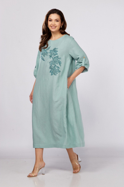 Платье MALI 425-067 бирюза - фото 1