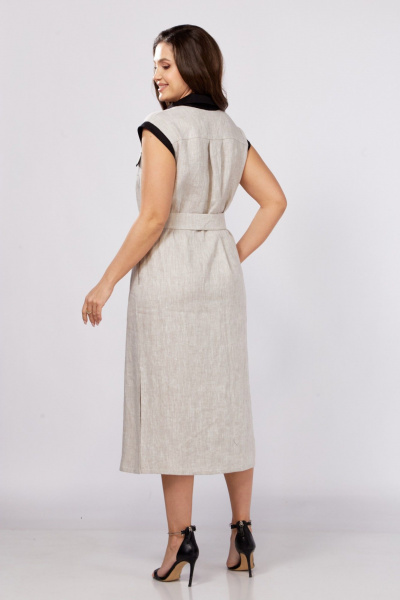 Платье MALI 425-069 натуральный - фото 10