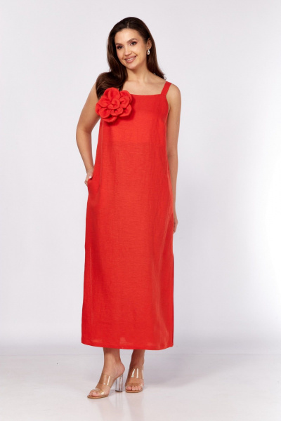 Платье MALI 425-072 красный - фото 2