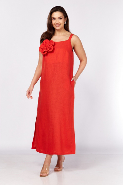 Платье MALI 425-072 красный - фото 1
