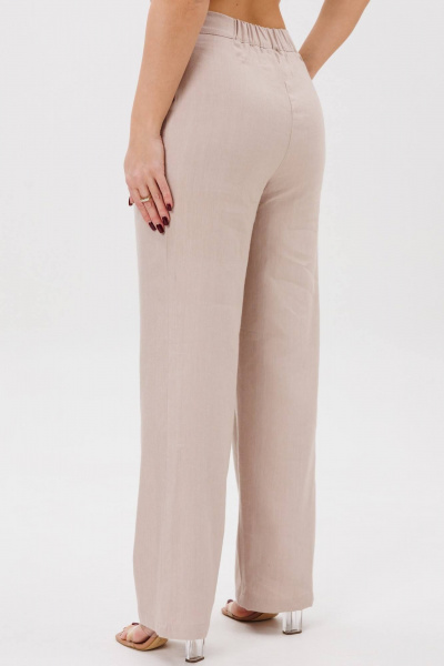 Брюки, жакет Ma Сherie 3132 темно-синий+бежевый - фото 2