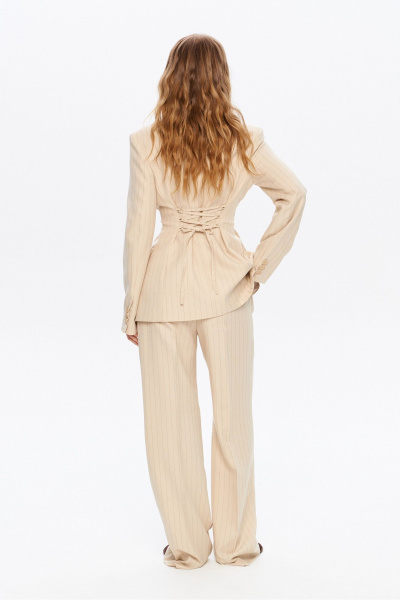 Брюки, жакет PiRS 5525 песочный - фото 7