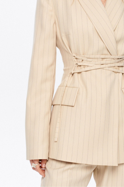 Брюки, жакет PiRS 5525 песочный - фото 4