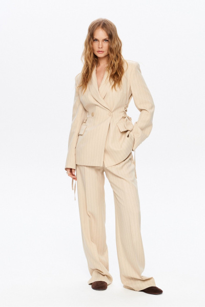 Брюки, жакет PiRS 5525 песочный - фото 3