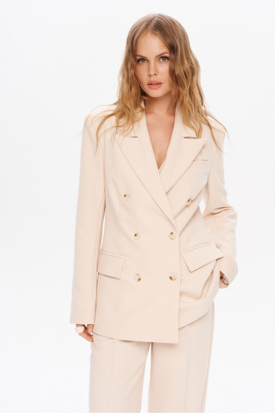 Брюки, жакет PiRS 5851 светло-бежевый - фото 5