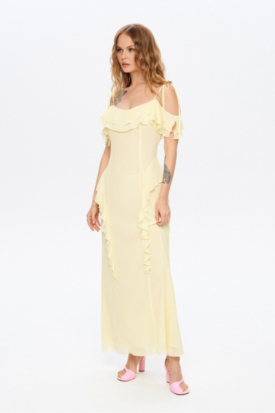 Платье PiRS 5958 желтый - фото 6