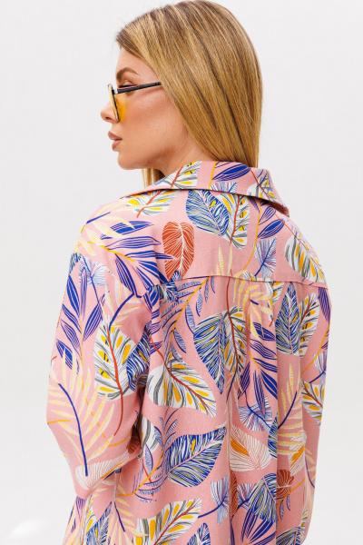 Рубашка, шорты Ambera Style 2120Р розовый - фото 4