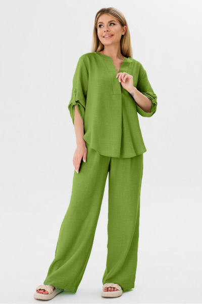 Блуза, брюки Ambera Style 2075-2 шартрез - фото 2