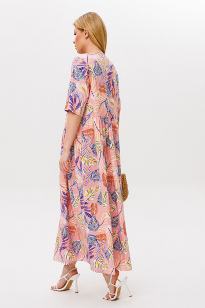 Платье Ambera Style 1059Р розовый - фото 7