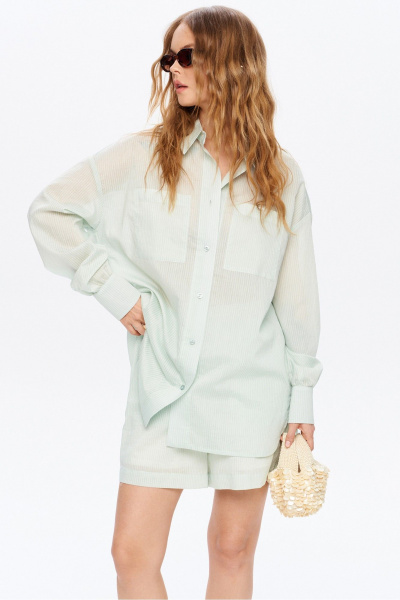 Рубашка, шорты PiRS 5965 мятный - фото 9