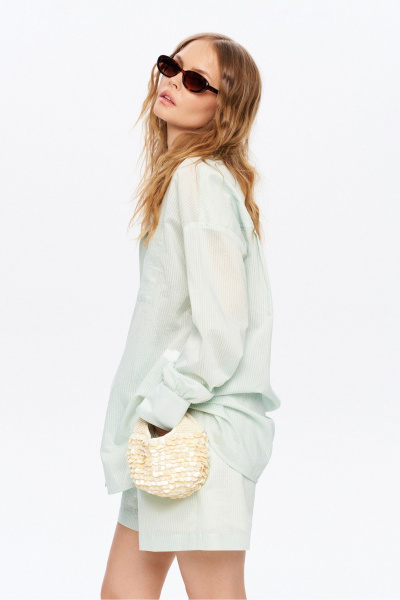 Рубашка, шорты PiRS 5965 мятный - фото 8