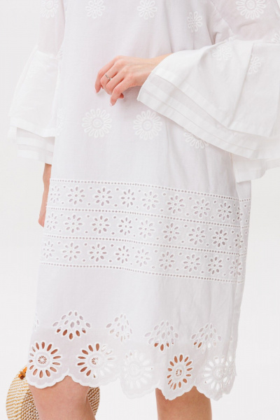 Платье Ambera Style 1119 молоко - фото 8