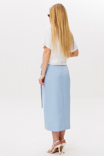 Юбка Ambera Style 1122 голубой - фото 7