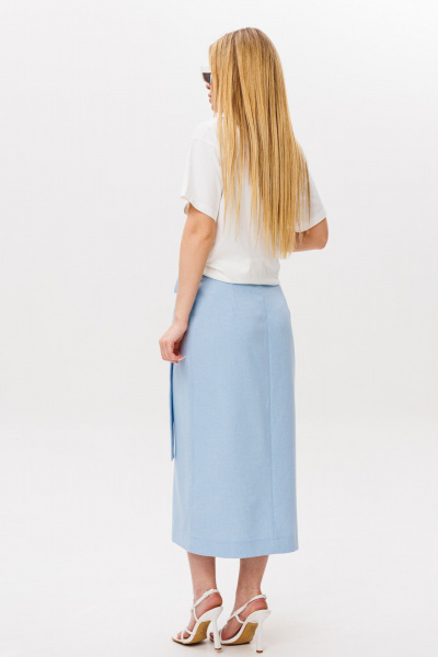 Юбка Ambera Style 1122 голубой - фото 6