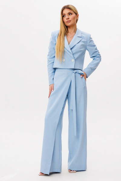 Брюки Ambera Style 1073в голубой - фото 2