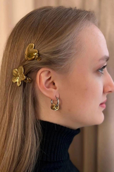 Серьги Jewelry of Dreams BS0003 серебро-золото - фото 2