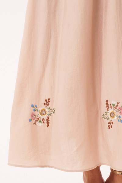 Платье Панда 16883 бежевый - фото 3