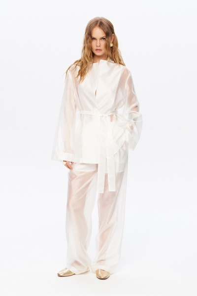 Блуза, брюки PiRS 5971 белый - фото 7