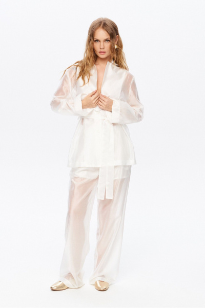 Блуза, брюки PiRS 5971 белый - фото 6