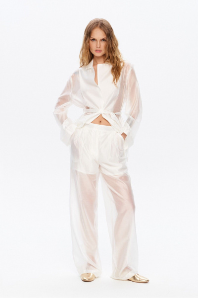 Блуза, брюки PiRS 5971 белый - фото 5