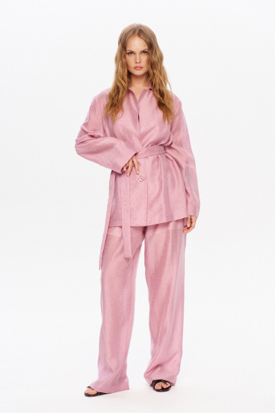 Брюки PiRS 5973 пудровый - фото 1