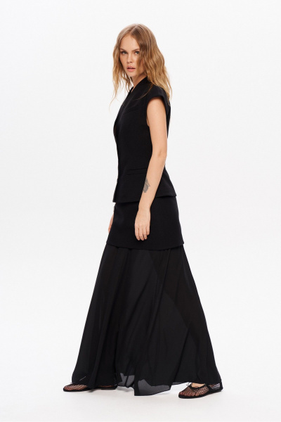 Жилет, юбка PiRS 5974 черный - фото 7