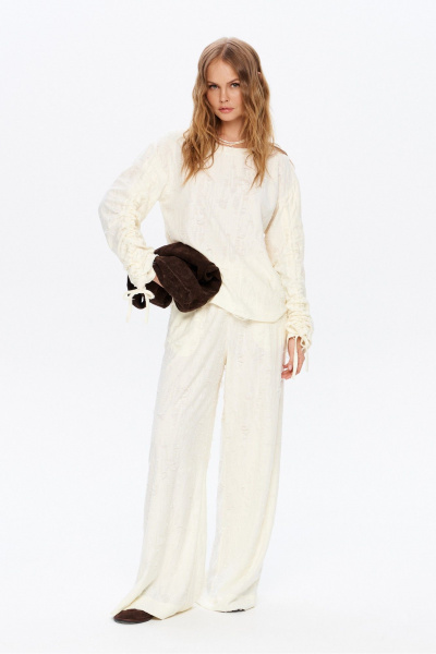 Брюки, свитшот PiRS 5989 айвори - фото 7