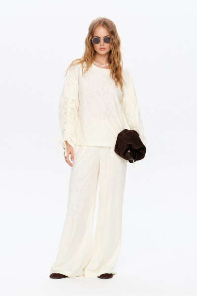 Брюки, свитшот PiRS 5989 айвори - фото 6