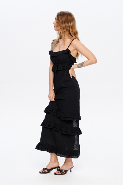 Платье PiRS 5994 черный - фото 6