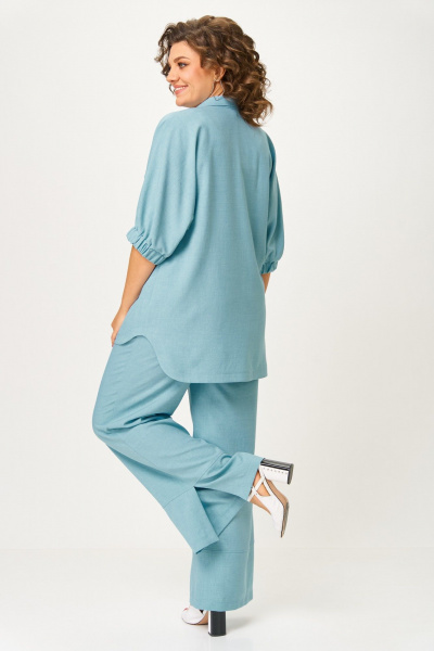 Блуза, брюки ANASTASIA MAK 1178-А бледно-голубой - фото 8