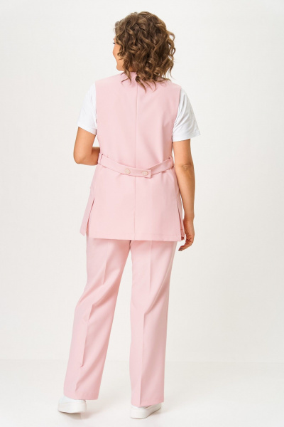 Брюки, жилет ANASTASIA MAK 1236 розовый - фото 11