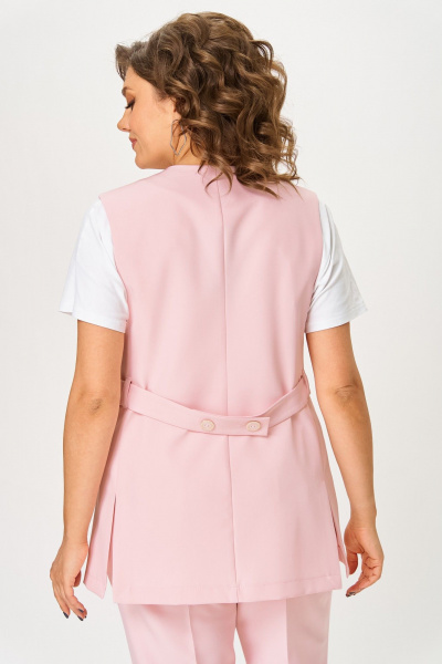 Брюки, жилет ANASTASIA MAK 1236 розовый - фото 2