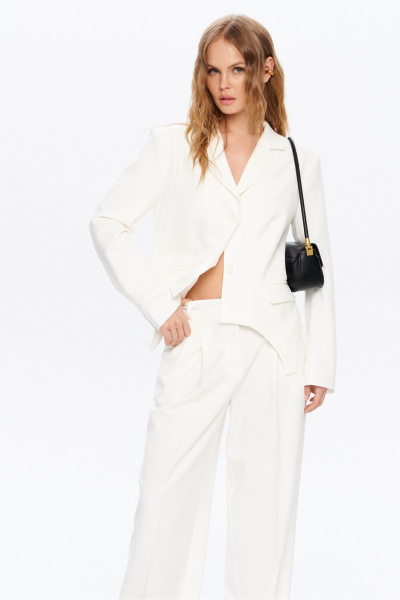 Брюки, жакет PiRS 6004 молочный - фото 4