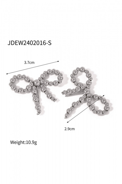 Серьги Jewelry of Dreams BS0027 серебро - фото 3