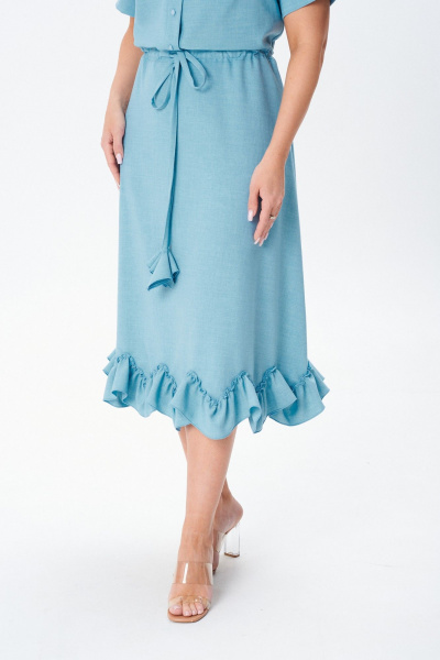 Платье ANASTASIA MAK 1250 бледно-голубой - фото 8