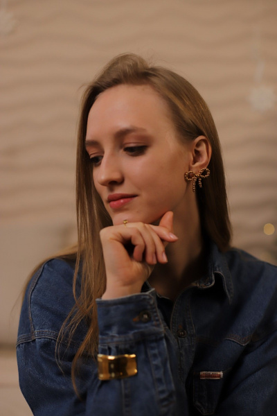 Серьги Jewelry of Dreams BS0028 золото - фото 1