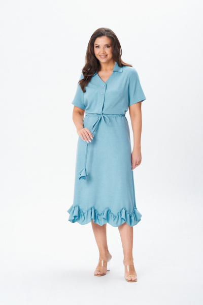 Платье ANASTASIA MAK 1250 бледно-голубой - фото 2