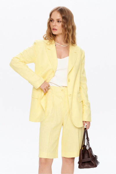 Жакет, шорты PiRS 6006 желтый - фото 2