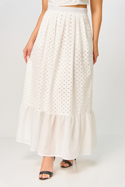 Топ, юбка ANASTASIA MAK 1252 молочный - фото 10