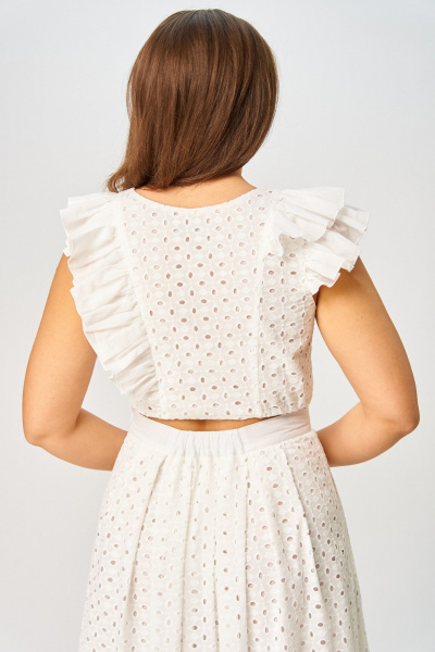 Топ, юбка ANASTASIA MAK 1252 молочный - фото 9