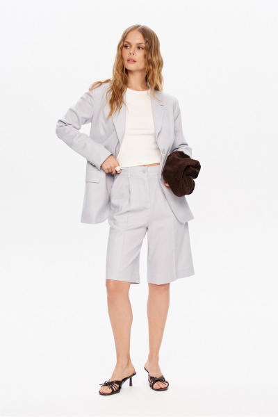 Жакет, шорты PiRS 6006 серый - фото 3