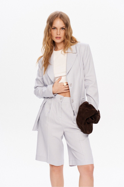 Жакет, шорты PiRS 6006 серый - фото 2