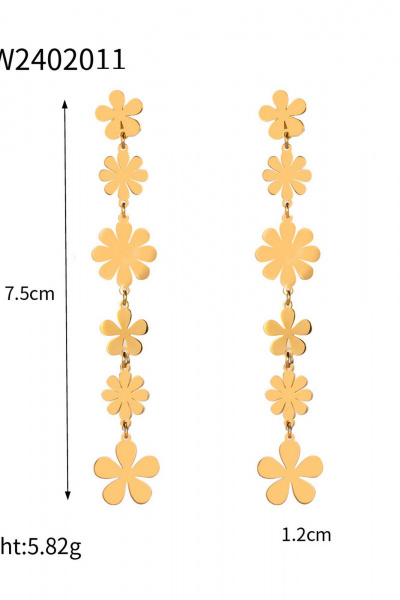 Серьги Jewelry of Dreams BS0030 золото - фото 3