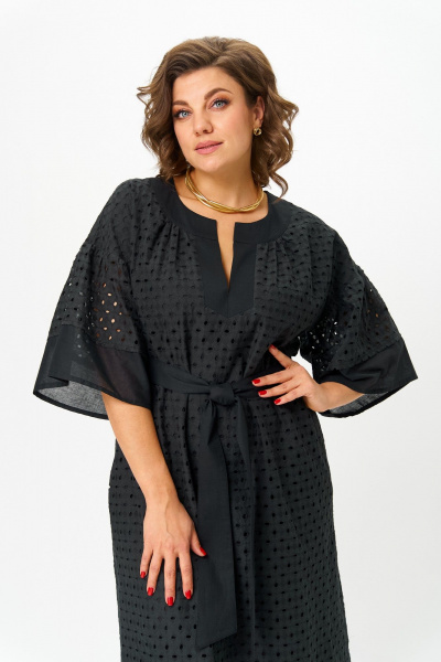 Платье ANASTASIA MAK 1255-А черный - фото 9