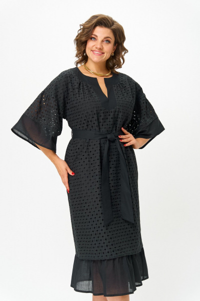 Платье ANASTASIA MAK 1255-А черный - фото 7