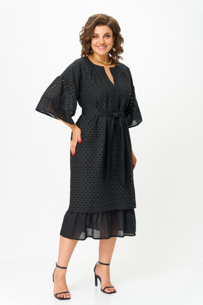 Платье ANASTASIA MAK 1255-А черный - фото 4