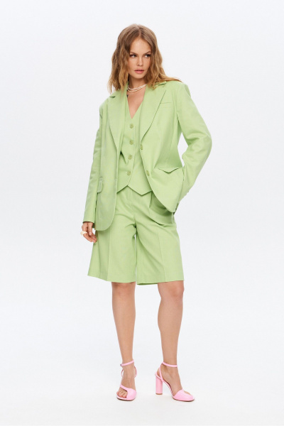 Жакет, жилет, шорты PiRS 6018 лаймовый - фото 15